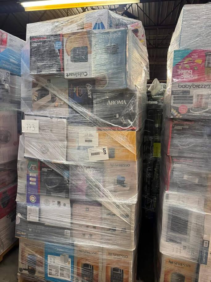 Wholesale Major Appliances Pallet | 5+ Units — Best Profitable Deal 8 Assorted Kitchen Appliances Bulk Wholesale Pallet Reseller Lot