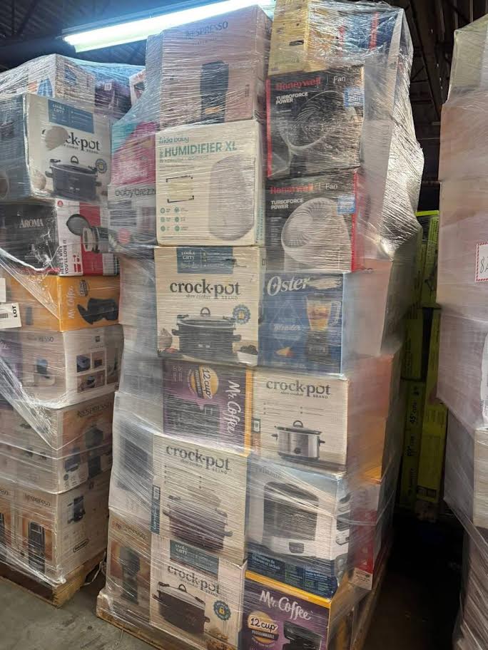Wholesale Major Appliances Pallet | 5+ Units — Best Profitable Deal 9 Major Kitchen Appliances Pallet Overstock Wholesale Resellers
