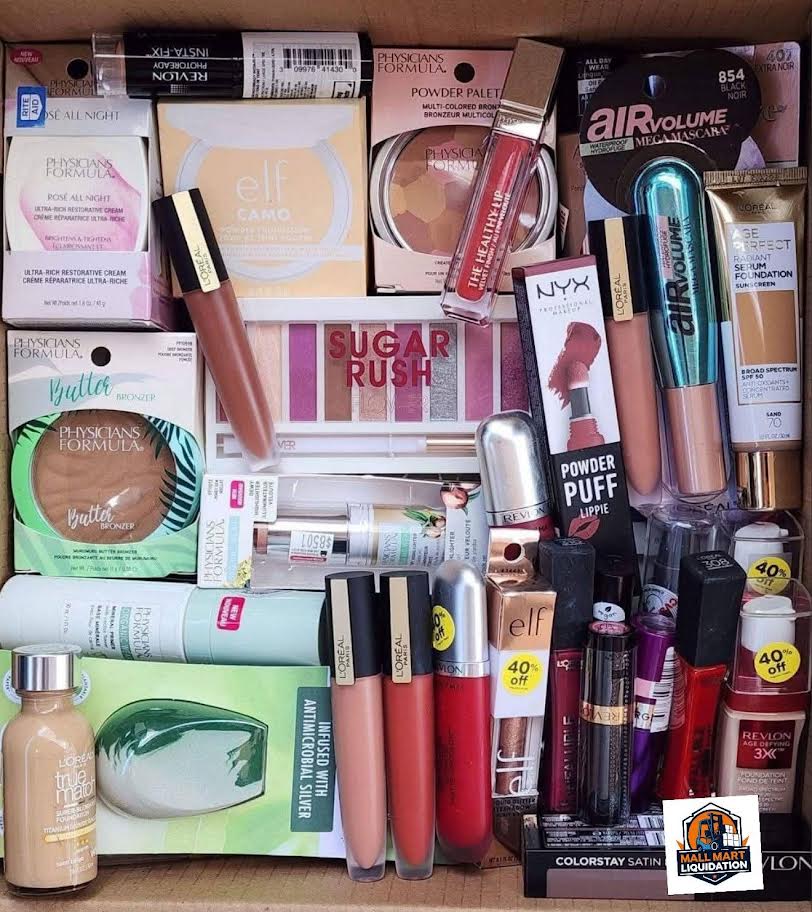 Wholesale Cosmetics Pallet | 200+ Units — Best Profitable Beauty Lot 4 Makeup and Cosmetics Pallet Overstock