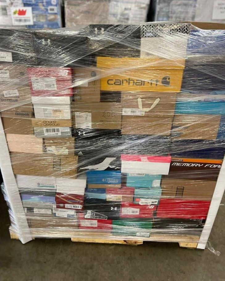 Wholesale Mixed Shoes Pallet | 150+ Pairs — Best Profitable Lot 5 Mixed Shoe Pallet Overstock Wholesale Resellers