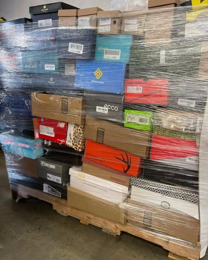 Wholesale Mixed Shoes Pallet | 150+ Pairs — Best Profitable Lot