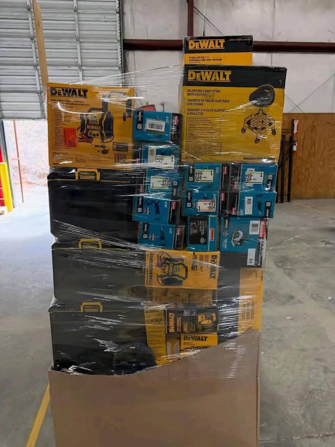 Wholesale Power Tools Pallet | 50+ Units — Best Profitable Deal 10 Power Tools with Battery and Charger Pallet Wholesale 1