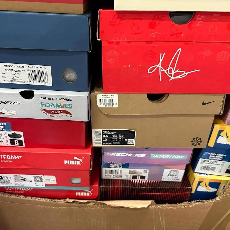 Wholesale Athletic Shoe Pallet | 100+ Pairs — Best Profitable Lot 2 mixed brand athletic shoe pallet 1